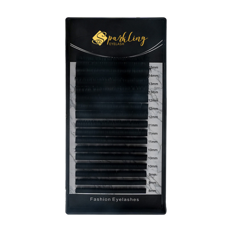 0,05 D Curl Matte Black Volume Treshes Extension
