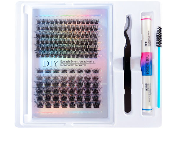 Најдобри производи Pingdu Sparkling Eyelash® за DIY екстензии за трепки со визон со природен изглед