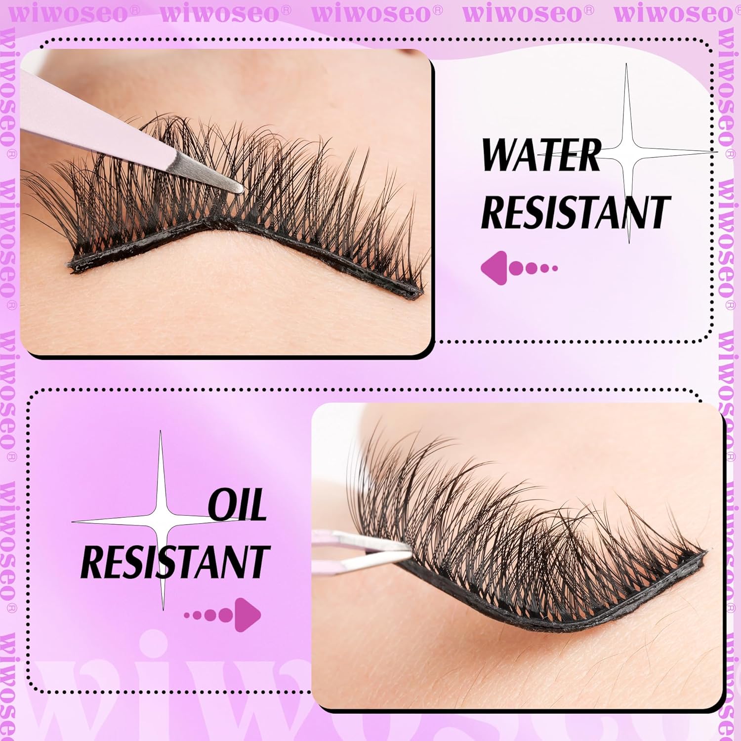 Добијте совршен изглед со самолепливите масни трепки на Pingdu Sparkling Eyelash®