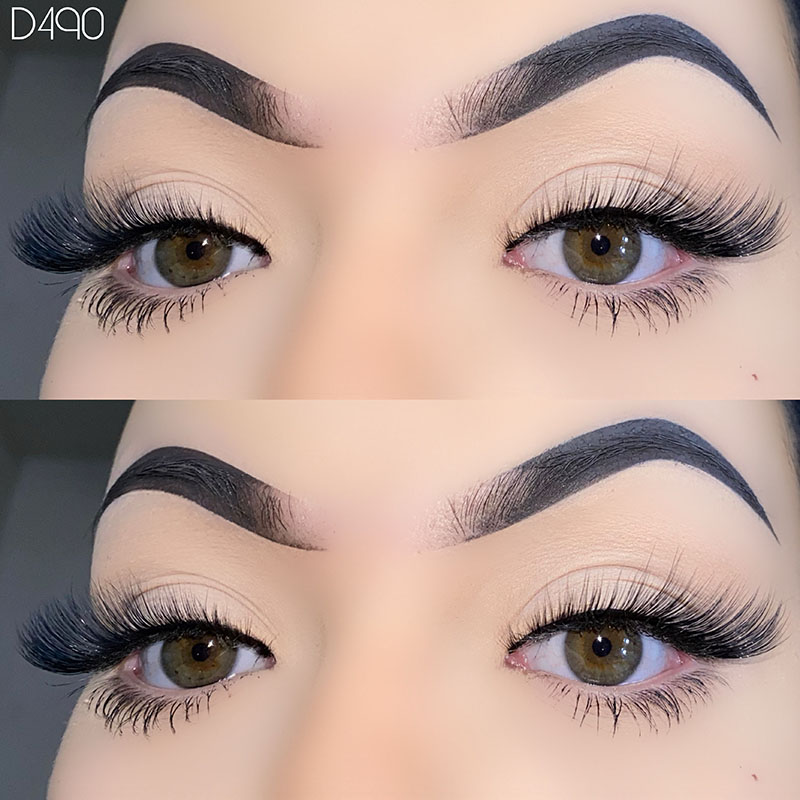 Fluffy Fox Eye Lashes Wispy Cat Eye трепките