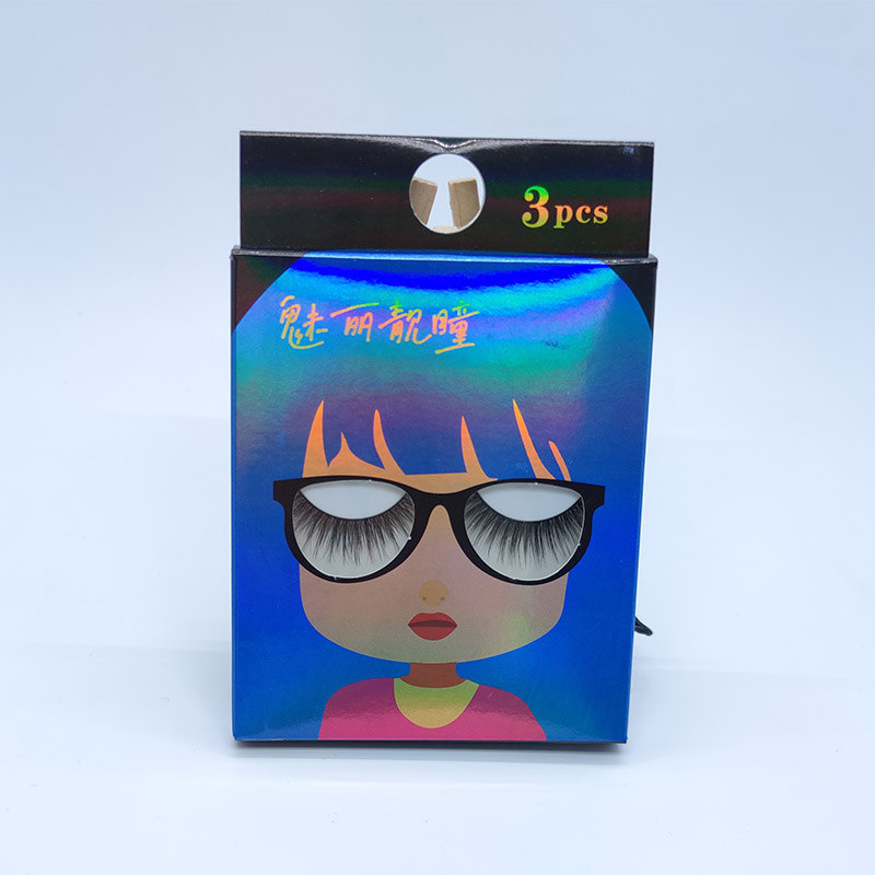 Природен изглед Wispy Lashes 3D трепки 3 мулти-пакет меки памучни ленти